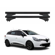 Menabo Dachträger für Renault Clio IV Sporter / Grand Tourer 2013-19 Schwarz 2x