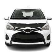 Haubenbra Steinschlagschutz für Toyota Yaris XP 130 2011-2019 Schwarz Halb