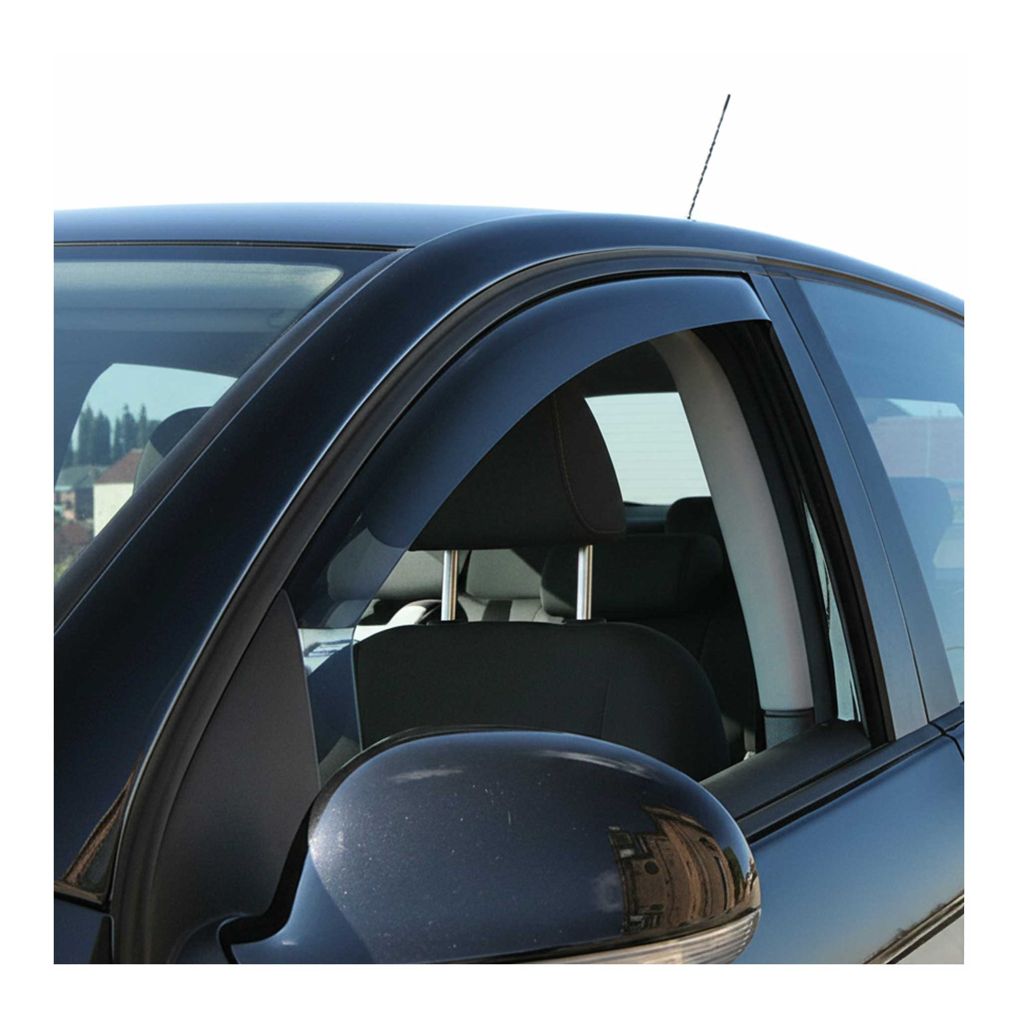 Windabweiser Regenabweiser für Opel Corsa C 2000-2005 3tür Dunkel Acryl 2tlg
