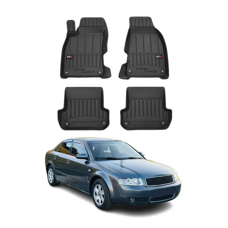 2001-2004 Audi A4 B6 Limo Fußmatten TPE Schwarz 4 tlg
