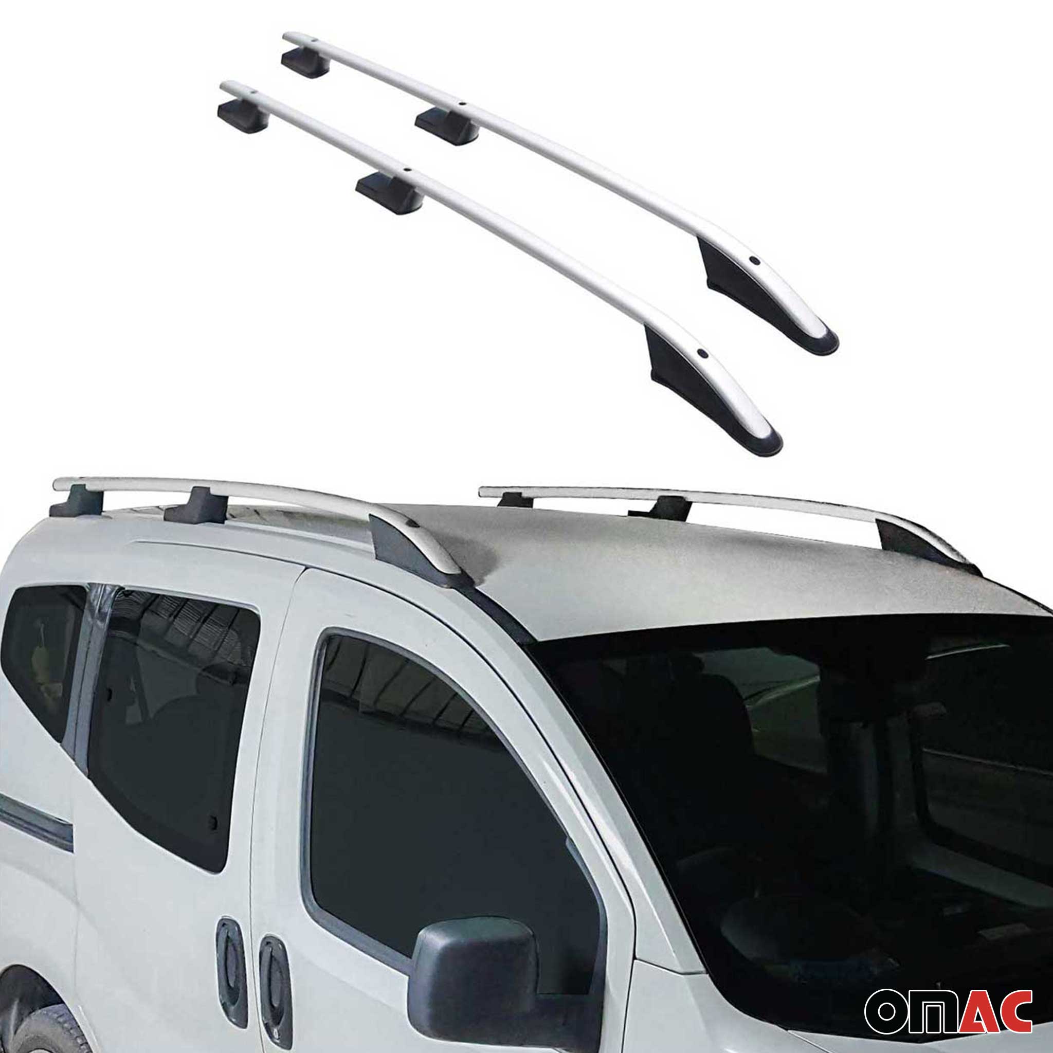 Dachreling Relingträger Aluminium für Ford Ranger PK 2022-2026 Alu Silber