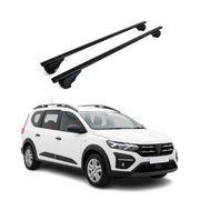 Dachträger Grundträger für Dacia Jogger 2022-2026 Stahl Schwarz 2tlg