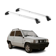 Dachträger Grundtäger für Fiat Panda I 1999-2003 3 tür 100kg Alu Silber 2x ABE