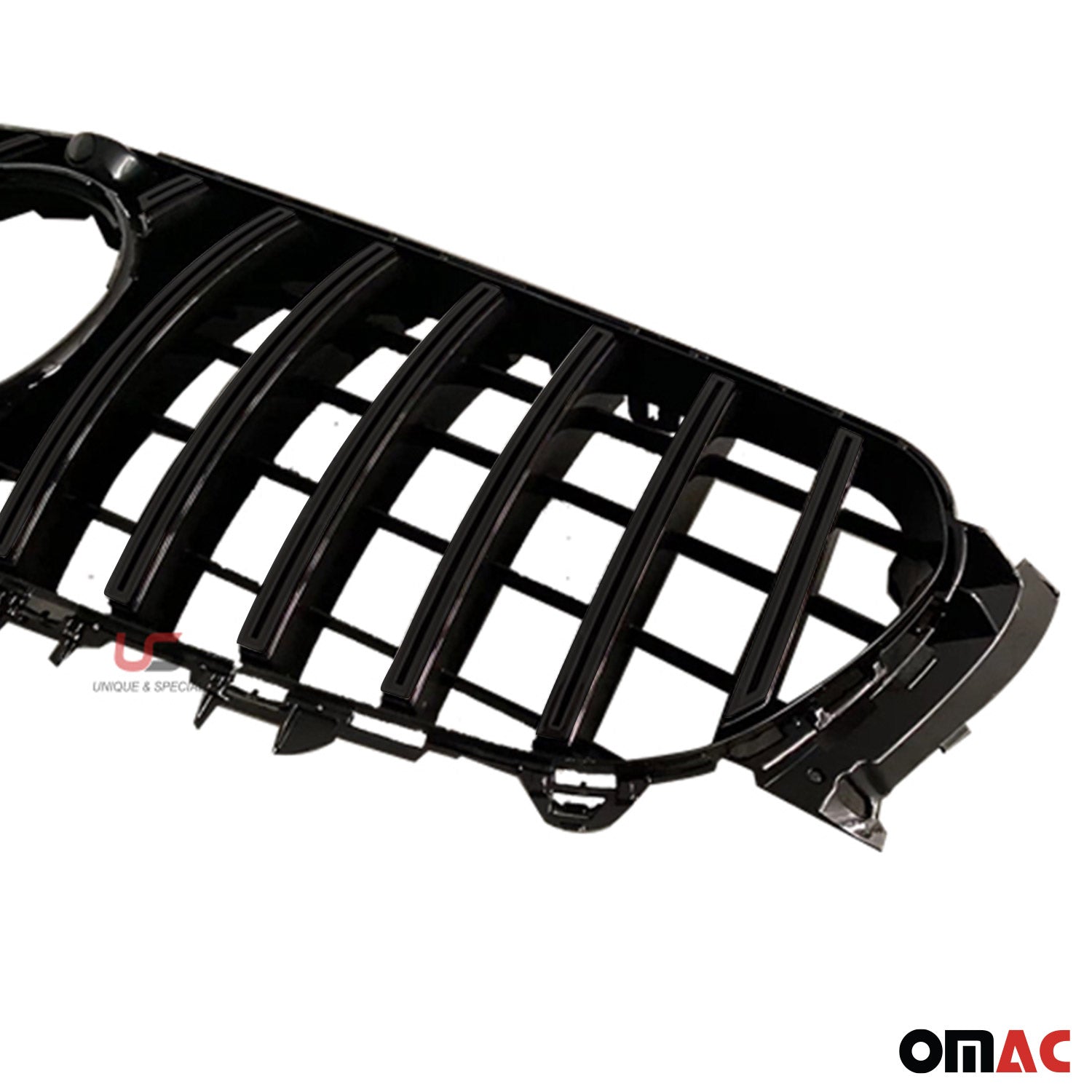 Kühlergrill Grill Frontgrill für Mercedes E Klasse W213 2016-2020 Schwarz