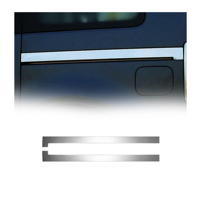 Seitentürleiste Türleisten Türschutzleiste für VW Caddy 2003-2020 Edelstahl 2x