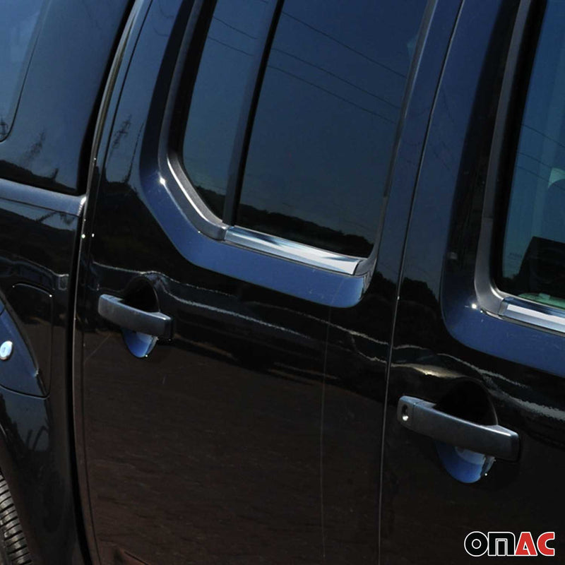 Fensterleisten Zierleisten für Suzuki Equator 2006-2012 4-trg Edelstahl Chrom 4x