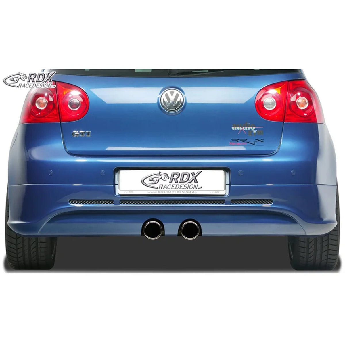 RDX Heckschürzenansatz für VW Golf V Schrägheck 3-5tür 2003-08 R32 Auspuff