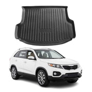 Kofferraumwanne Laderaumwanne für Kia Sorento mk2 2010-2014 5Sitze TPE Schwarz