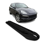 Trittbretter Schweller Seitenbretter für Porsche Cayenne 2010-2017 Alu Schwarz