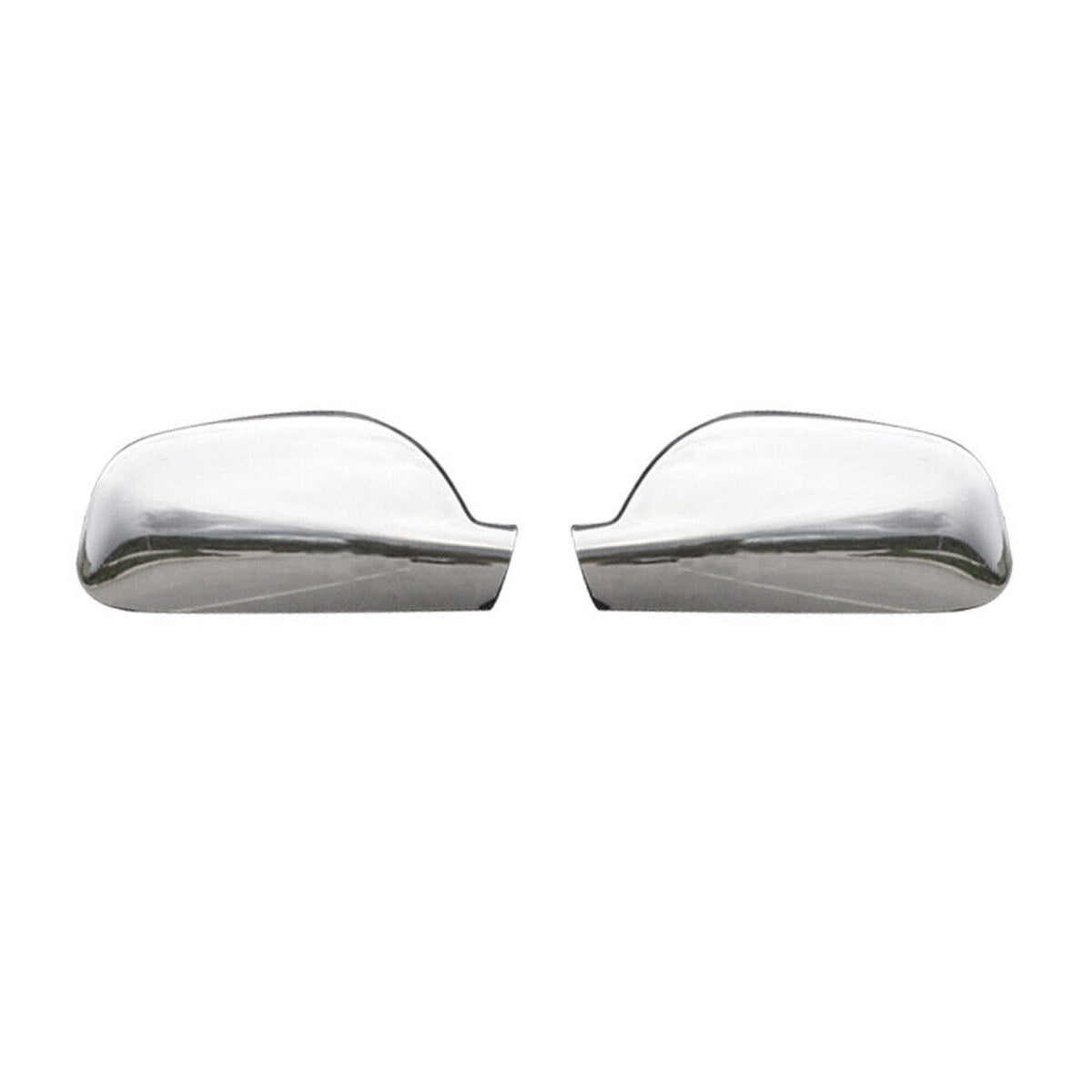 Spiegelkappen Spiegelabdeckung für Peugeot 307 2000-2008 Chrom ABS Silber 2tlg
