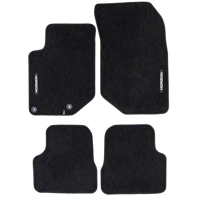 Velours Fußmatten für DS 3 Crossback 2018-25 Autoteppich Automatten Schwarz 4tlg