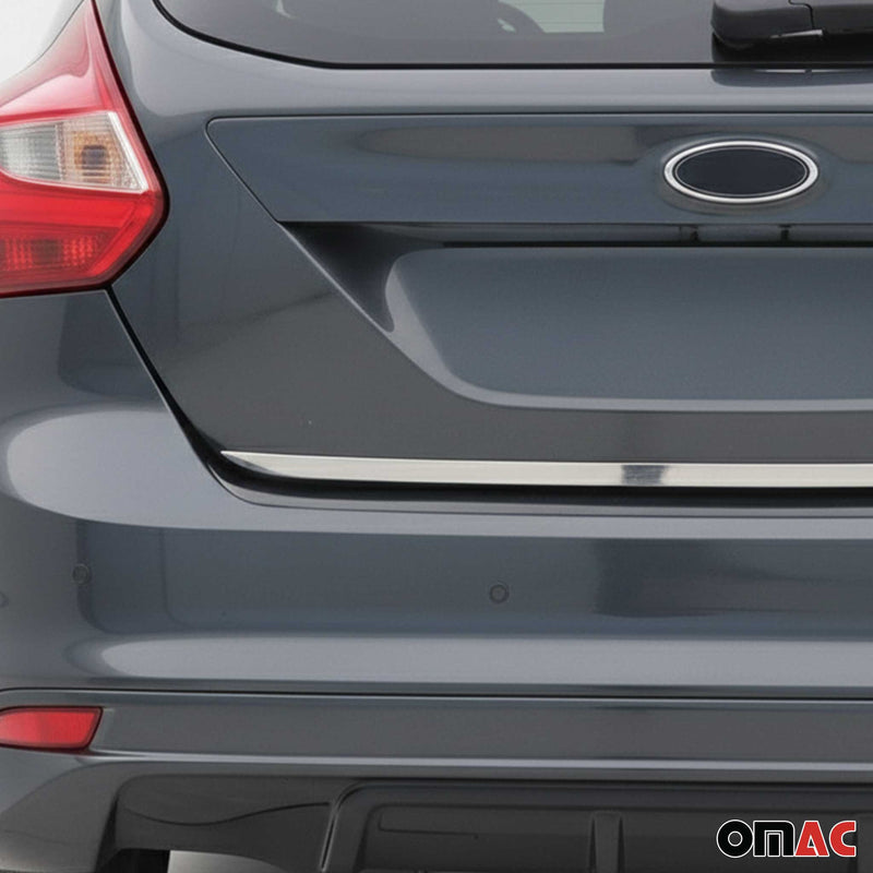 Kofferraumleiste Heckleiste für Ford Focus Schrägheck 2011-2015 Edelstahl Chrom