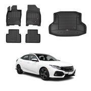OMAC Fußmatten & Kofferraumwanne Set für Honda Civic X Stufenheck 2017-2021