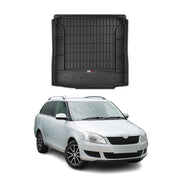 OMAC Gummi Kofferraumwanne für Skoda Fabia Kombi 2006-2014 TPE Laderaumwanne