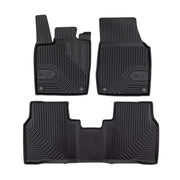 Fußmatten Gummimatten No.77 Antirutsch für VW ID.7 2024-2026 TPE Schwarz 3 tlg