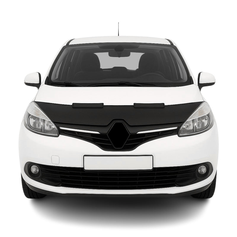 Haubenbra Steinschlagschutz Bonnet Bra für Renault Scenic 2009-2015 Schwarz Halb