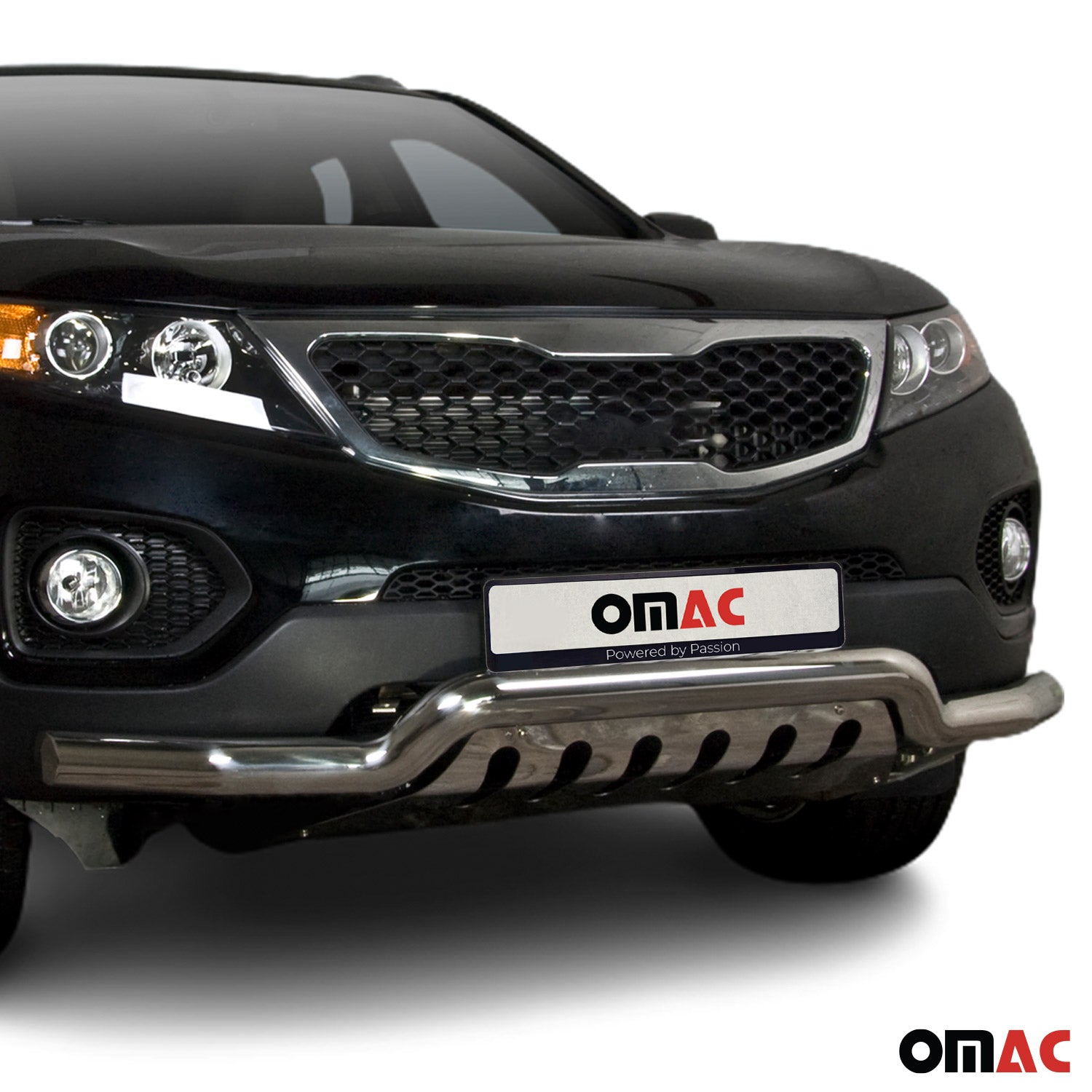 Edelstahl Frontschutzbügel für Kia Sorento 2010-2012 mit ABE Silber Rammschutz