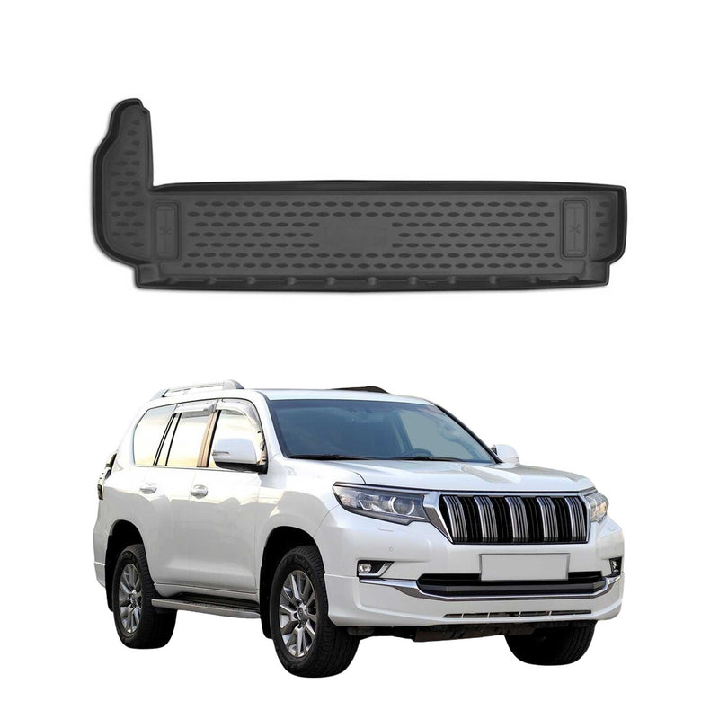 Kofferraummatte Kofferraumwanne für Toyota Land Cruiser 2013-2021 Gummi TPE