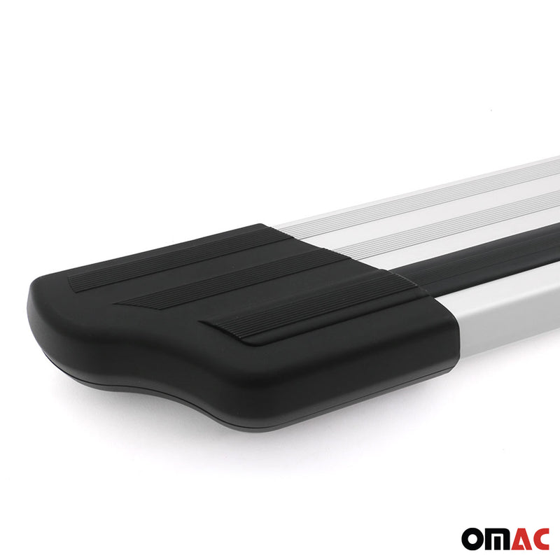 Heckstoßstange Heckschutz für Opel Combo 2012-2018 Aluminium Silber