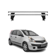 Menabo Dachträger Grundtäger für Nissan Note 2004-2012 50kg Alu Silber 2 tlg