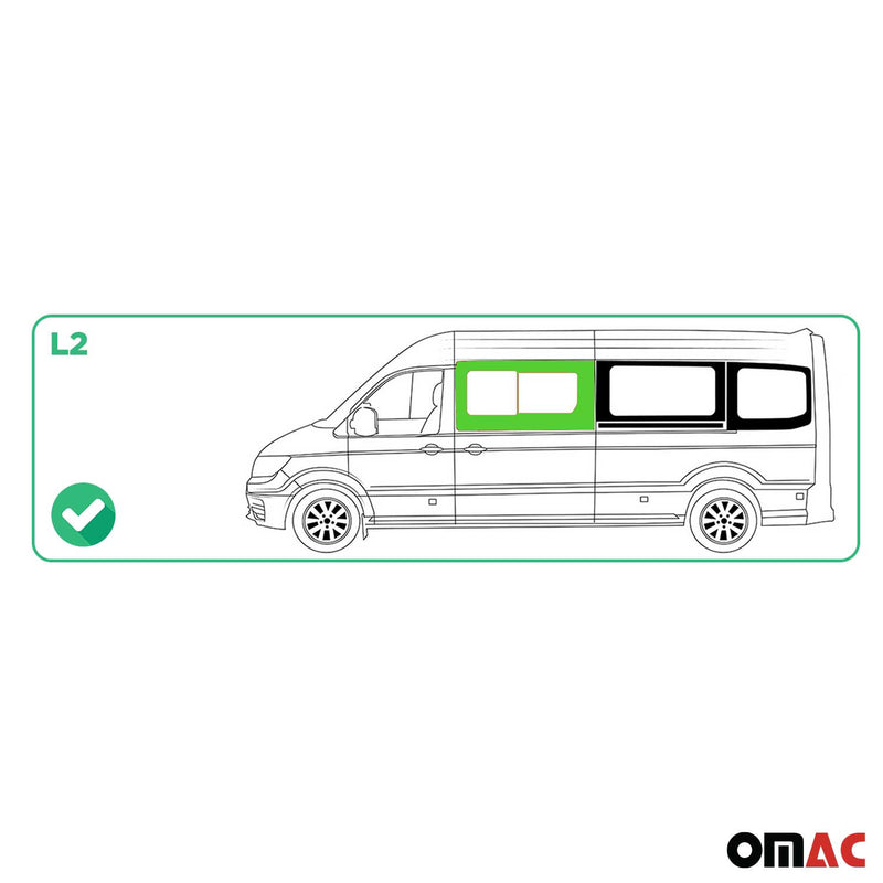 Seitenfenster Schiebefenster für VW Crafter 2017-2025 Links Schiebetür L2