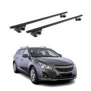 Dachträger Grundtäger für Chevrolet Cruze Kombi 2012-2016 90kg Alu Schwarz ABE