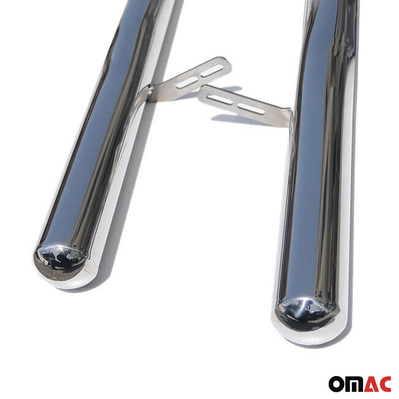 Edelstahl Trittbretter Schwellerrohre für VW Crafter 2006-16 L3/L4 Langer Silber