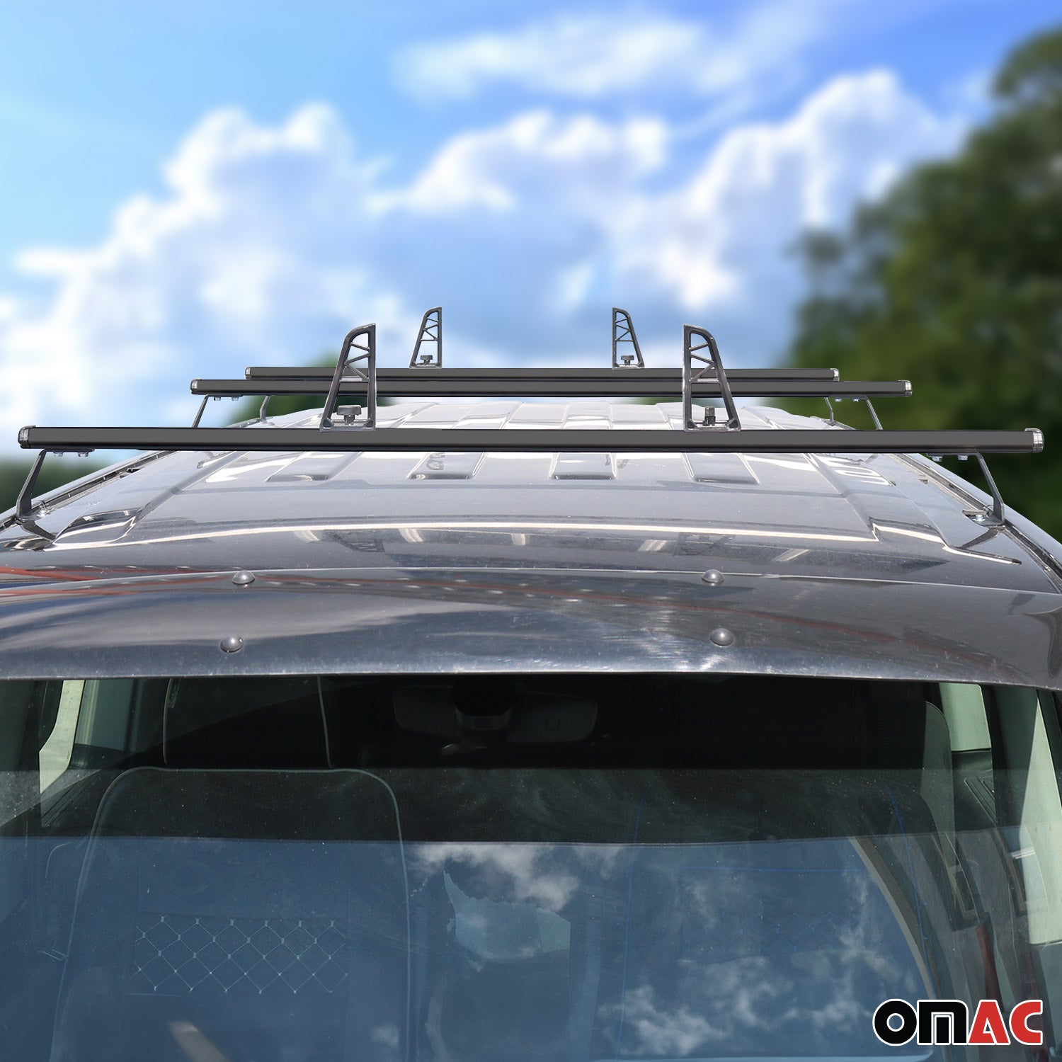 3x Dachträger + Leiterhalter Set für VW T5 T6 Transporter Multivan Caravelle