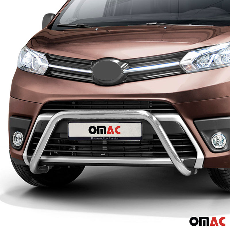 Frontbügel Frontschutzbügel für Toyota Proace 2016-2022 mit ABE Stahl Silber