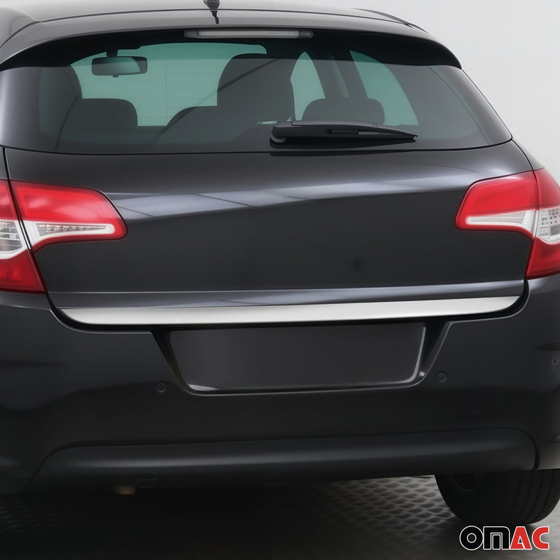 Kofferraumleiste Heckleiste für Citroen C4 2010-2018 Untere Chrom Edelstahl