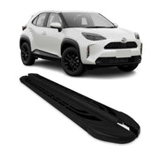 Trittbretter Seitenschweller für Toyota Yaris Cross 2021-2026 Schwarz 2 tlg