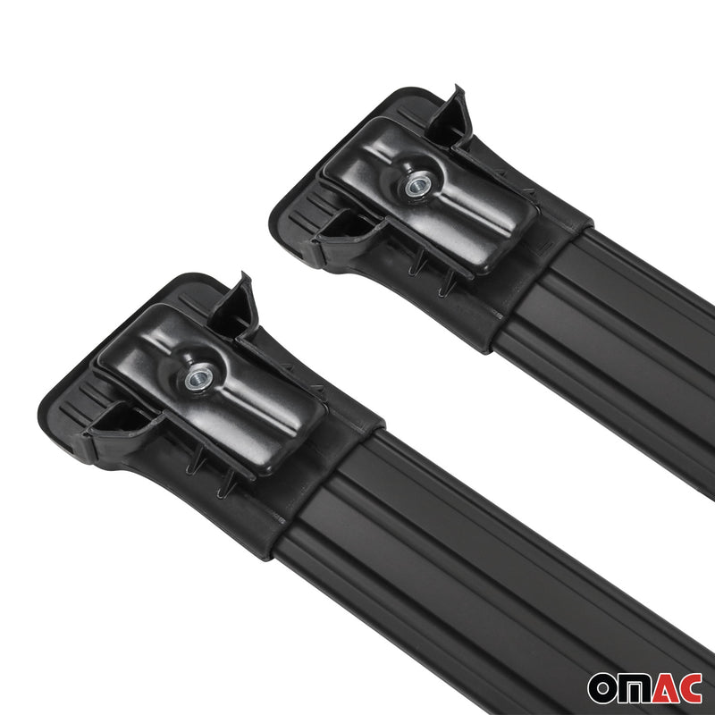 Dachreling + Dachträger SET für Citroen Berlingo L1 2008-2018 Alu Schwarz 4x