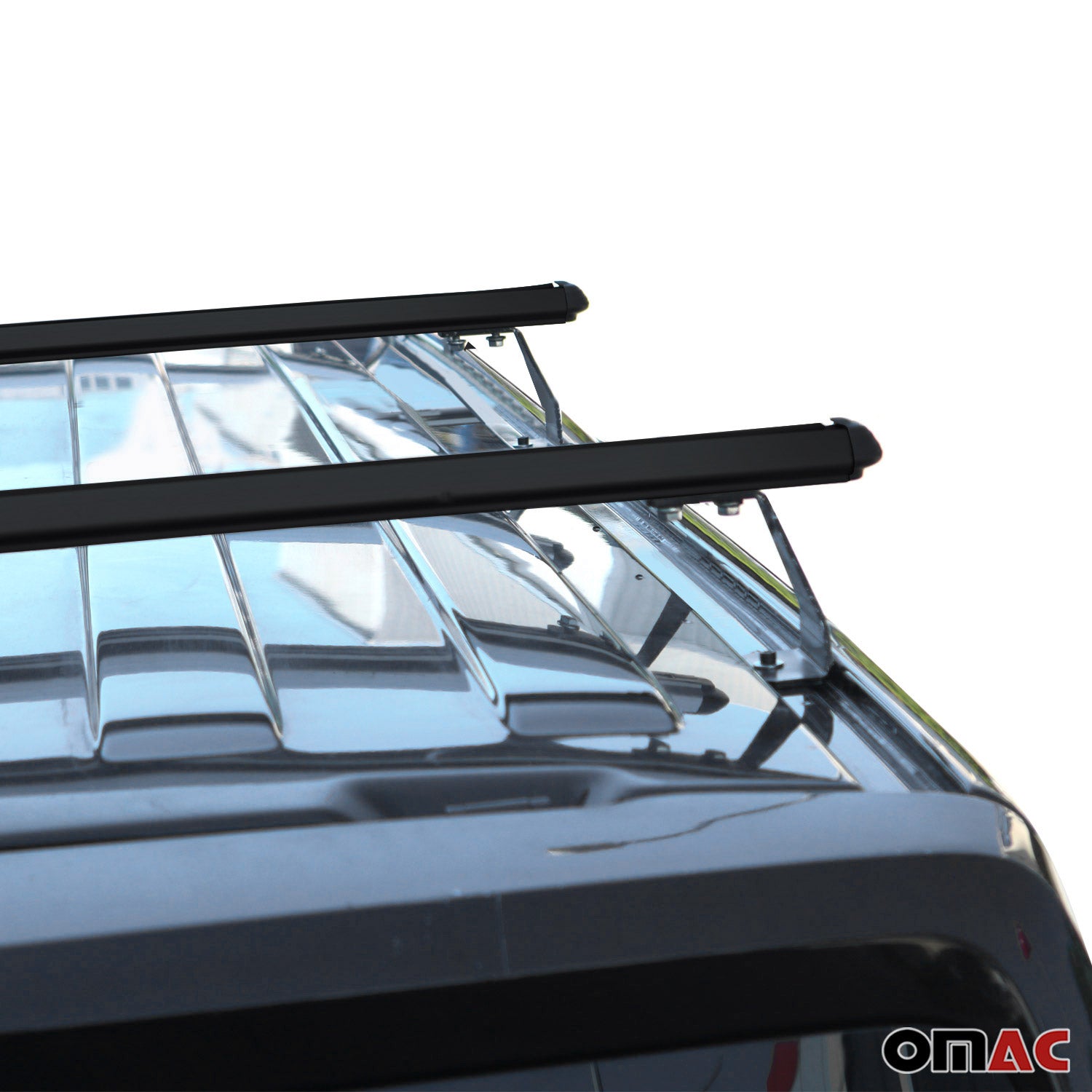 Dachträger Grundtäger für Renault Kangoo III 2021-2026 75kg Alu Schwarz 2 tlg