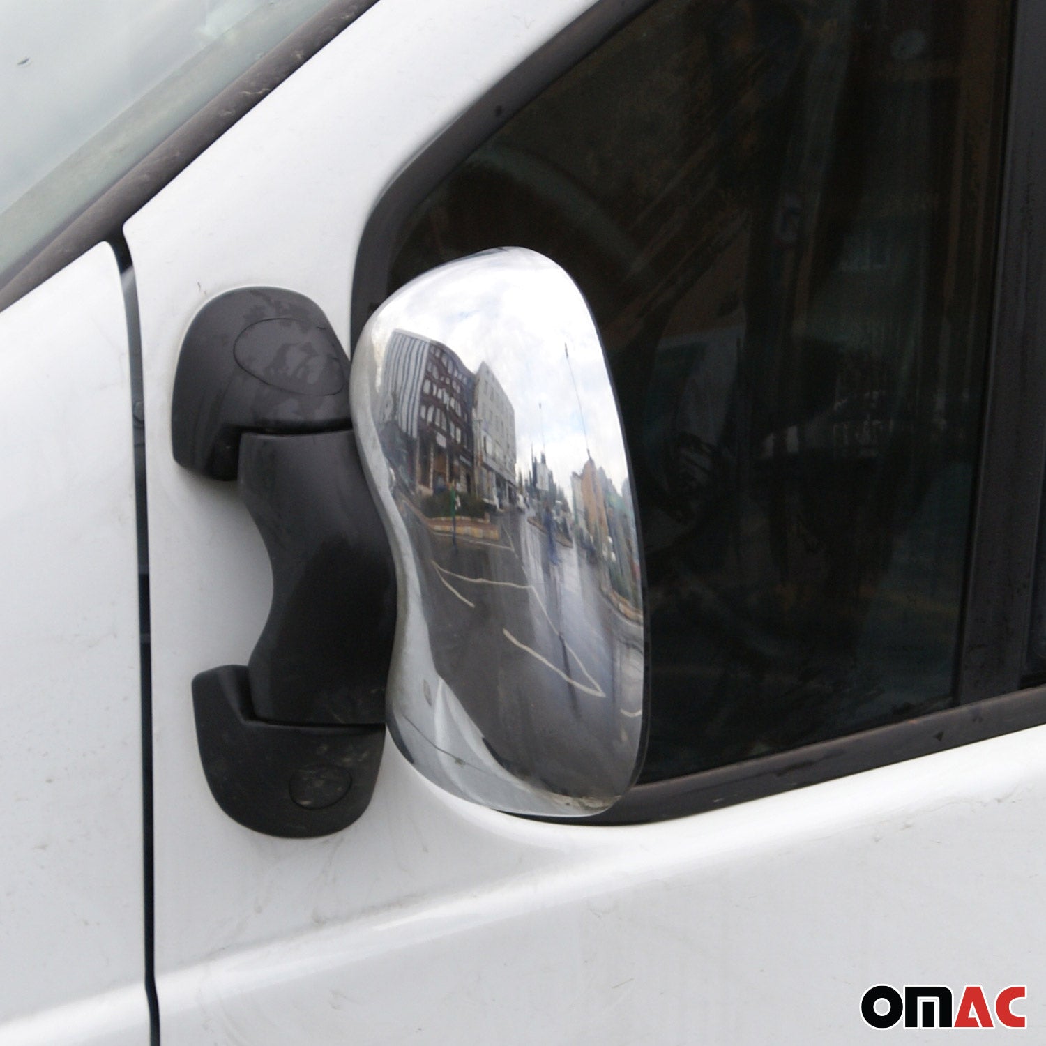 Spiegelkappen Spiegelabdeckung für Renault Trafic 2001-2014 Edelstahl Chrom