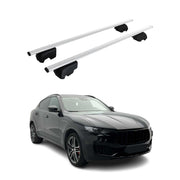 Dachträger Grundtäger für Maserati Levante 2017-2024 75kg Metall Silber 2 tlg