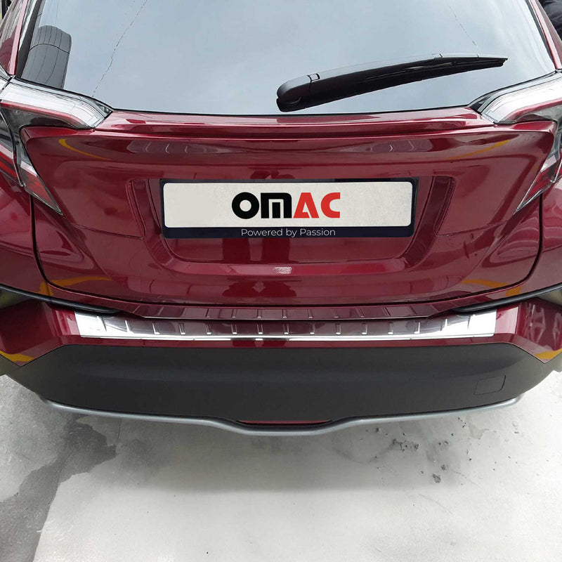 Ladekantenschutz Stoßstangenschutz für Toyota C-HR 2016-2025 Edelstahl Silber