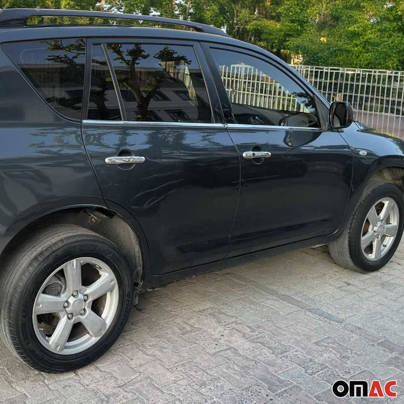 Fensterleisten Zierleisten für Toyota RAV4 Fenster x4 2006-2012 Edelstahl 4tlg