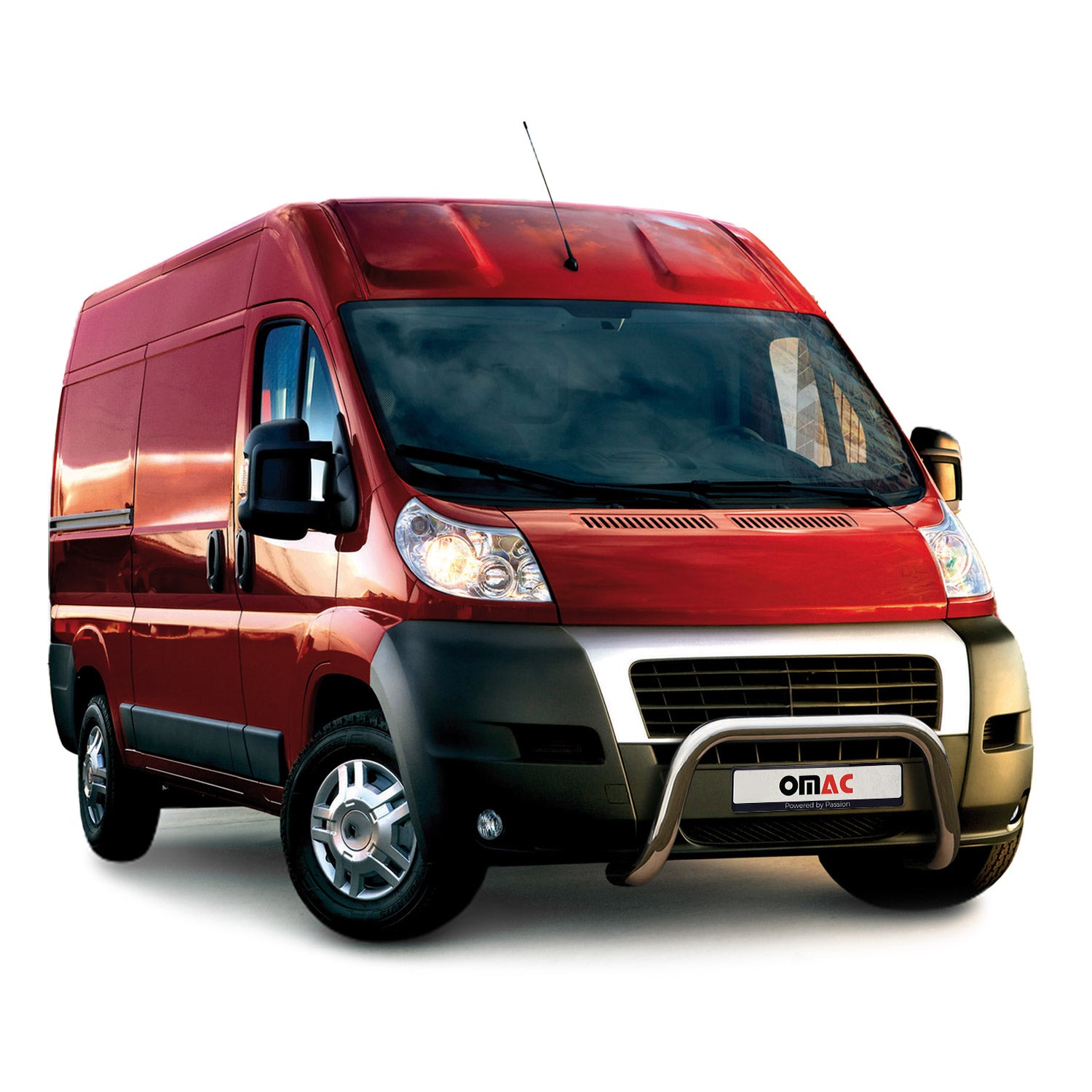 Frontbügel Frontschutzbügel für Fiat Ducato 2006-2016 mit ABE Stahl Silber
