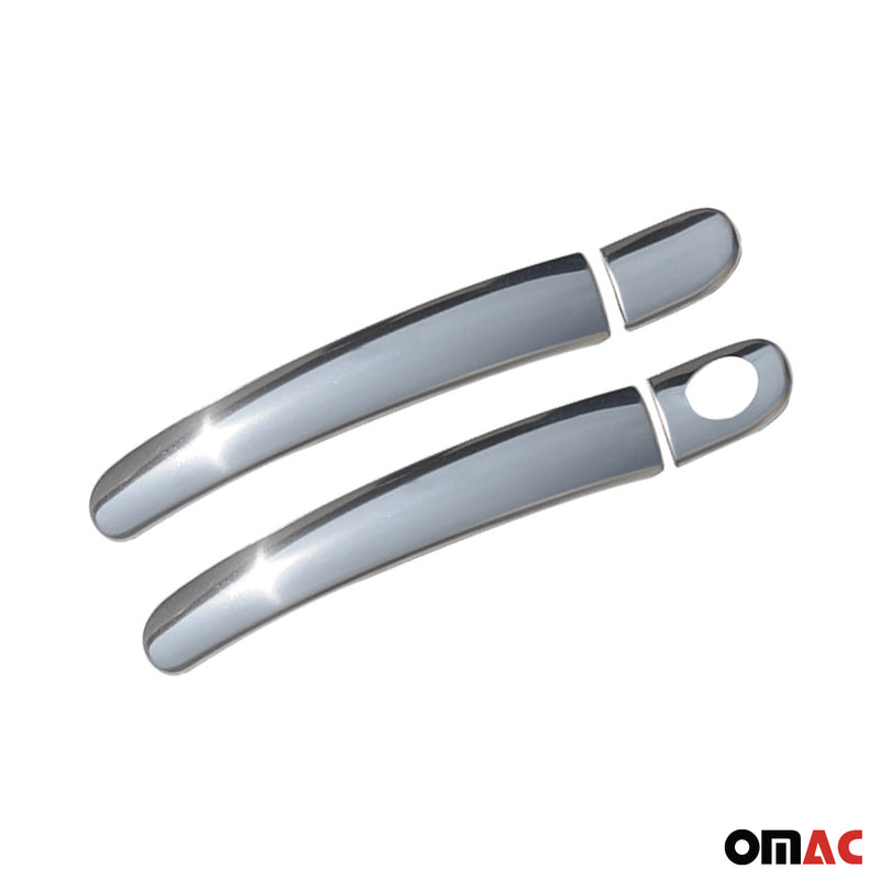Türgriff Blende Türgriffkappen für Seat Ibiza 2000-2008 Edelstahl Silber 4tlg
