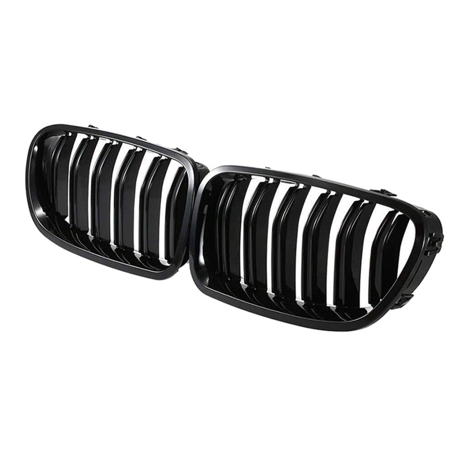 Nieren Grill Kühlergrill für BMW 5er F10 M5 2010-2016 Schwarz Glanz