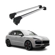 Dachträger Grundtäger für Porsche Macan 2014-2024 75kg Aluminium Silber 2 tlg