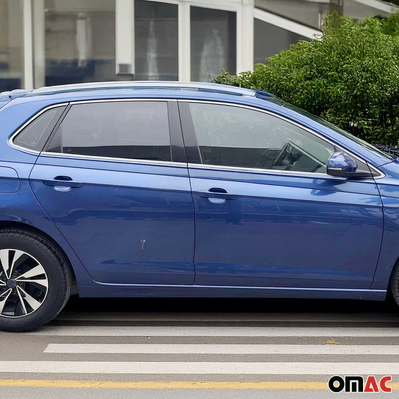 Fensterleisten Zierleisten für VW Polo 2017-2020 Edelstahl Chrom 14tlg