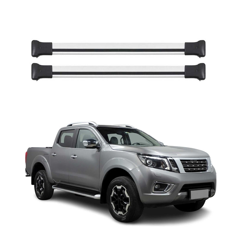 Dachträger Gepäckträger für Nissan Navara D23 2015-2025 Relingträger Alu Silber