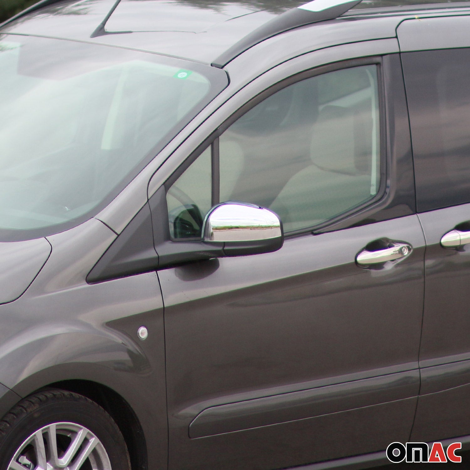 Spiegelabdeckung für Ford Transit/Tourneo Courier I PRE-FL 2014-2018 Chrom ABS