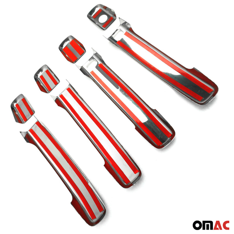 Türgriff Blende für Nissan Qashqai +2 2009-2013 Chrom Edelstahl 4-Tür 8 tlg