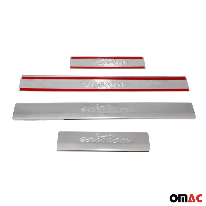 Einstiegsleisten Türschutzleisten für Nissan Navara 2015-2025 Edelstahl 4tlg