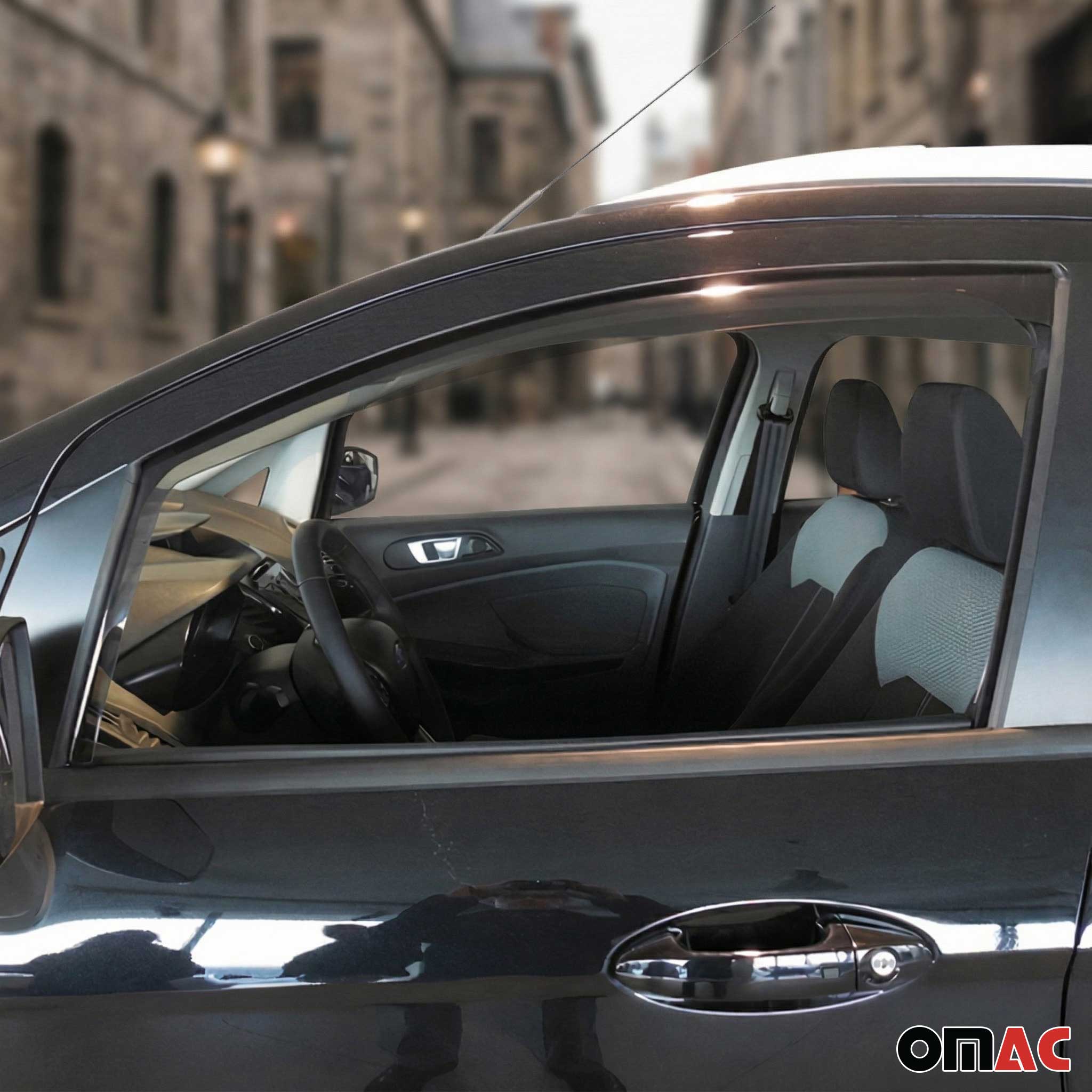Windabweiser Regenabweiser für Ford Ecosport 2014-2024 Dunkel Acryl 2tlg