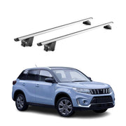 Dachträger Grundtäger für Suzuki Vitara mk4 2015-2026 100kg Alu Silber 2tlg ABE
