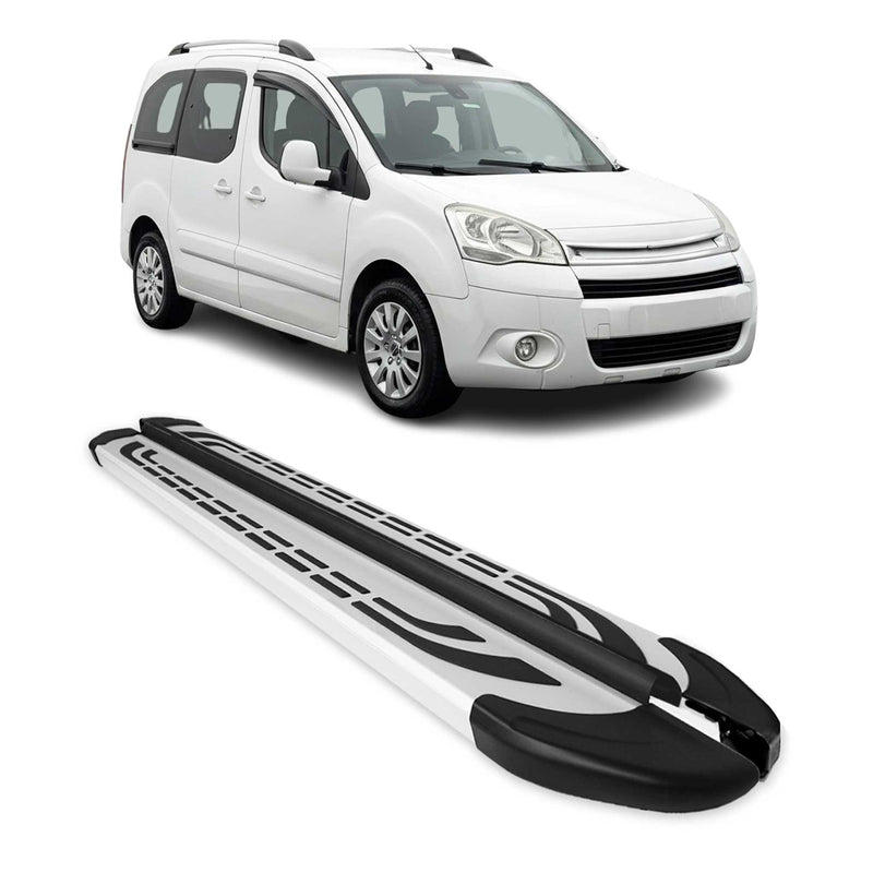 Trittbretter Seitenschweller für Citroen Berlingo L1 Kurzer 2008-2018 Alu