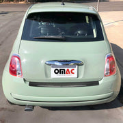 Ladekantenschutz Stoßstange für Fiat 500 / 500C 2007-2024 Echt Carbon Schwarz